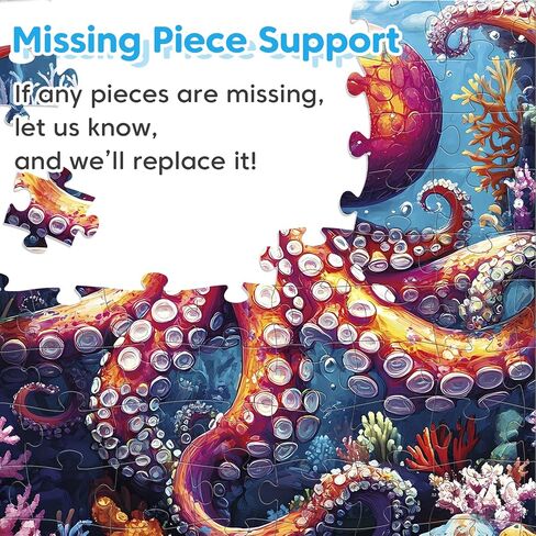 4 Pack 100 Piece Puzzles for Kids Ages 4-8, Large Piece Kids Puzzles Ages 4-6 6-8 8-10, Ocean Theme Jigsaw Puzzle Toys, Educational Family Puzzles Gifts for Boys and Girls in Kuwait