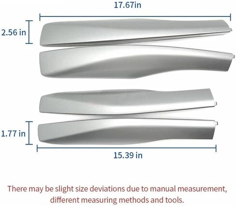 4pcs Silver Roof Rack Luggage Guard Rack Rails End Cap Protection Cover Trim Compatible for Lexus RX RX350 RX450 2010-2015 Car Accessories in Saudi Arabia