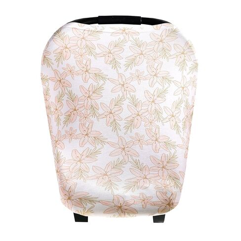 Copper Pearl Multi-Use Cover: Car Seat Covers, Nursing Cover, and Stroller Cover for Sun - Stretchy Fabric, All-Season Use, Stylish Designs, Easy Access for Moms - Indigo in Saudi Arabia
