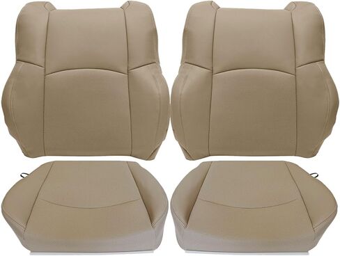 NLQR Front Driver and Passenger Side Bottom and Top Replacement Seat Covers Black Compatible with Dodge Ram 1500 2500 3500 4500 5500 Laramie 2009 2010 2011 2012 in Kuwait