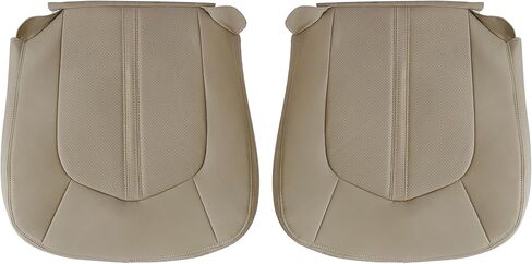 GXARTS Front Driver and Passenger Side Bottom Replacement Seat Covers Black Microfiber Leather Compatible with Cadillac CTS 2008 2009 2010 2011 2012 2013 in Kuwait