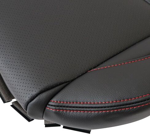 غطاء مقعد جلدي مثقوب من الجانب السفلي للسائق من GXARTS باللون الأسود متوافق مع Mazda 3 2014 2015 2016 in Kuwait