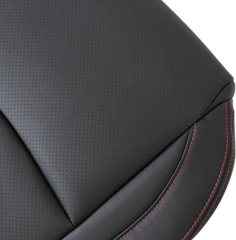 غطاء مقعد جلدي مثقوب من الجانب السفلي للسائق من GXARTS باللون الأسود متوافق مع Mazda 3 2014 2015 2016 in Kuwait