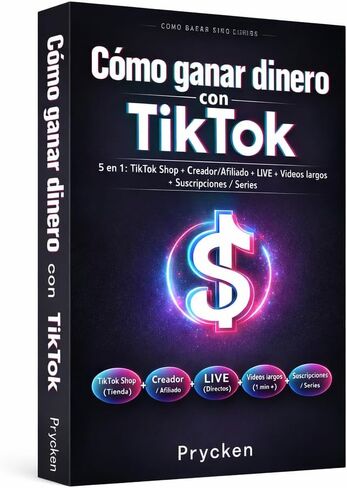 Cómo ganar Dinero con TikTok Libro: Guía completa para monetizar con TikTok Shop Affiliate UGC Live Videos Largos suscripciones y estrategias de contenido sin inventario in Saudi Arabia