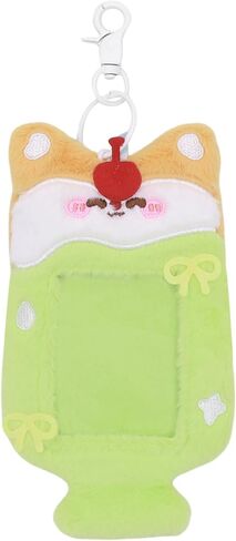 Cute Plush Kpop Photocard Holder with Keychain Photo Sleeve Bank ID Credit Card Holder Protector Stationery,Devil Cat in Saudi Arabia