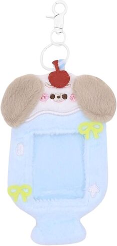 Cute Plush Kpop Photocard Holder with Keychain Photo Sleeve Bank ID Credit Card Holder Protector Stationery,Devil Cat in Saudi Arabia