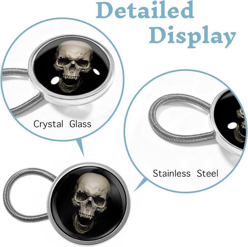 Skull Button Extenders for Jeans 4 Pack Waistband Expander for Women Men Metal Pants Waist Extenders No Sew Instant Buttons Extender in Saudi Arabia