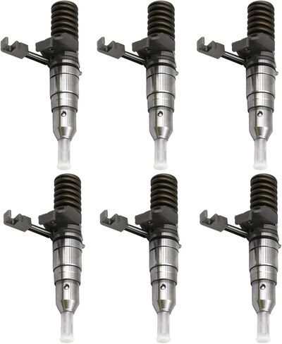 6 قطعة حقن الوقود السكك الحديدية المشتركة 107-1233 107 1233 يناسب محرك كاتربيلر CAT 539 Knuckleboom 3114 3116 in Kuwait