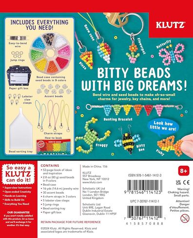 الخرز: اصنع 24 تعويذة مطرزة من Itty-Bitty (مجموعة Klutz Craft) in Kuwait