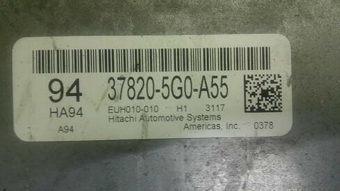 Engine ECM Control Module 3.5L Fits 2013 13 Accord 37820-5G0-A55 378205G0A55 in Kuwait
