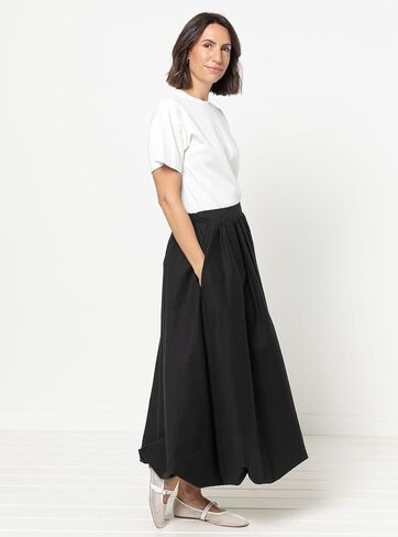 Style Arc Sewing Pattern - Sophia Woven Bubble Skirt and Pant (Sizes 18-30) in Kuwait