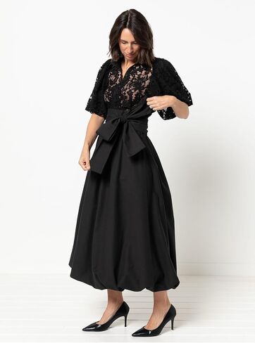 Style Arc Sewing Pattern - Sophia Woven Bubble Skirt and Pant (Sizes 18-30) in Kuwait
