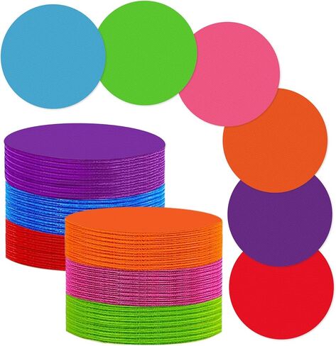 36 Pcs Carpet Spot Markers Carpet Spots for Classroom 4 Inch Circle Dots Markers 6 Colors Floor Dot for Decoration Elementary Teachers Student Kindergarten Preschool Yoga Standing in Saudi Arabia