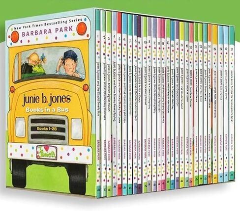 مجموعة Junie B. Jones 1-28 مجموعة غلاف ورقي محاصر مجموعة Junie B Jones 28 مع صندوق in Kuwait