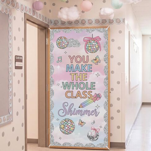Breling Classroom Welcome Door Cover Composition Notebook Back to School Banner Welcome Wall Door Decor Porch Sign for First Day of School Preschool Classroom Sign Decor(Composition) in Kuwait
