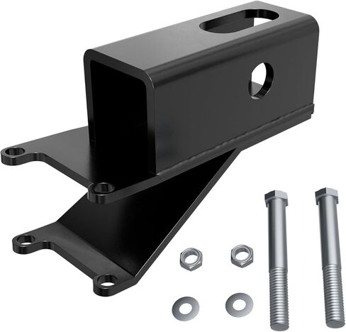 Heavy Duty 2" ATV Hitch Receiver - No Drill Bolt-On Rear Trailer Hitch Compatible with Honda Rancher Foreman Rubicon TRX350/400/420/450/500/520 2000-2026 Models (Solid Rear Axle Only) in Saudi Arabia