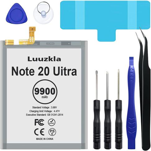 11500mAh Battery Compatible with Galaxy S9 (2024 New Upgrade), Super Capacity Replacement Battery Compatible with Galaxy S9, with Full Tool Kits-0 Cycle-24 Months Service in Saudi Arabia
