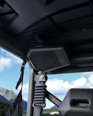 حاويات مكبرات الصوت ذات السقف الخلفي من SAUTVS، دعامات مكبر الصوت اليسرى واليمنى لـ CFMOTO UFORCE 1000 XL 2022 2023 2024 2025 2026 مع ملحقات السقف البلاستيكية من المصنع، تدعم أجهزة مكبر الصوت 6.5 بوصة، قطعتان in Kuwait