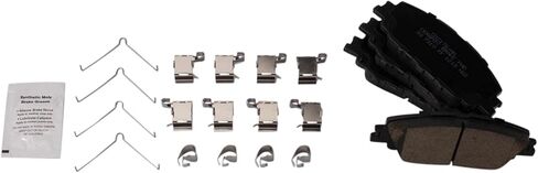 Front and Rear Brake Pad Set Ceramic Hardware Compatible with 2019-2022 Toyota Corolla in Kuwait