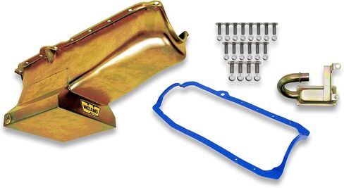 Weiand Oil Pan Kit 7Qt Zinc Finish 86/02 Sbc in Saudi Arabia