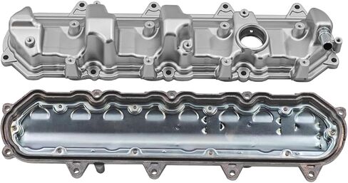 12623927 12623926 Right&Left Aluminum Engine Valve Cover Set Compatible with Chevy Silverado 1500 2014-2019, Suburban 2015-2020, fits for Gmc sierra 1500 2014-2019 5.3L 6.2L,12727455 in Saudi Arabia