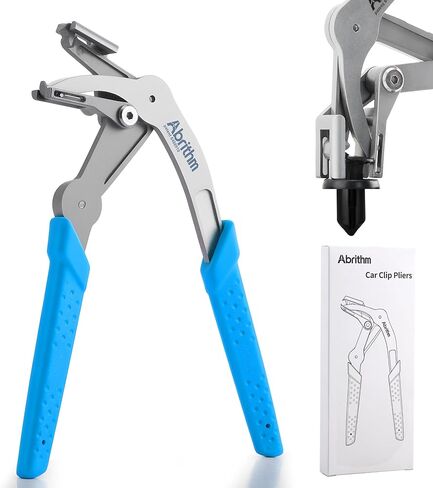Car Clip Pliers, Panel Clip Removal Pliers, Professional Plastic Fastener Removal Tool for Removing Automotive Fasteners Clips Without Damage Black in Saudi Arabia