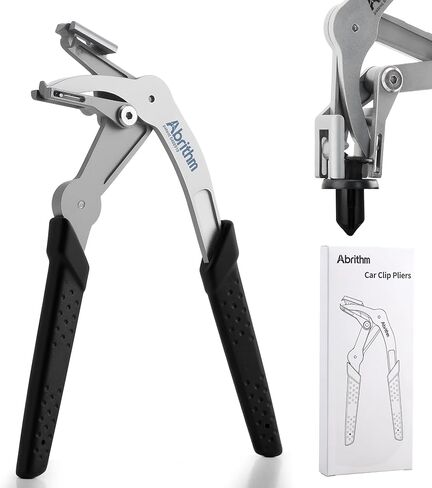 Car Clip Pliers, Panel Clip Removal Pliers, Professional Plastic Fastener Removal Tool for Removing Automotive Fasteners Clips Without Damage Black in Saudi Arabia