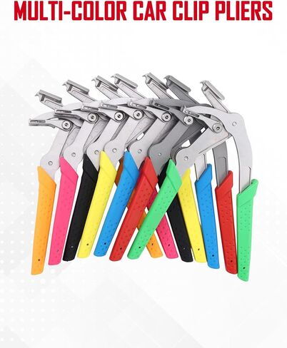 Car Clip Pliers, Panel Clip Removal Pliers, Professional Plastic Fastener Removal Tool for Removing Automotive Fasteners Clips Without Damage Black in Saudi Arabia