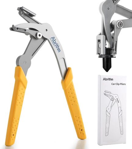 Car Clip Pliers, Panel Clip Removal Pliers, Professional Plastic Fastener Removal Tool for Removing Automotive Fasteners Clips Without Damage Black in Saudi Arabia