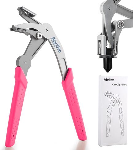Car Clip Pliers, Panel Clip Removal Pliers, Professional Plastic Fastener Removal Tool for Removing Automotive Fasteners Clips Without Damage Black in Saudi Arabia