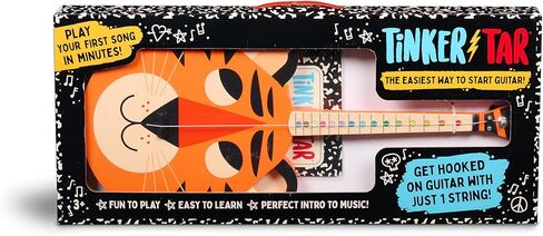 Flame Electric Guitar - The Easiest Way to Start and Learn Guitar - 1 Stringed Toy Instrument for Kids Perfect Intro to Music for Young Kids Ages 3 and up - from Buffalo Games in Saudi Arabia