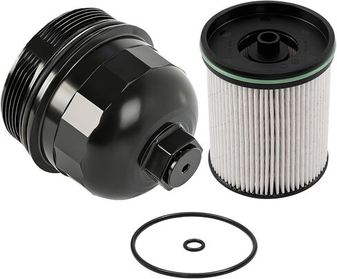 Upgrade TP1015 Fuel Filter and 134001 Aluminum Housing Cap w/Drain Plug Kit for 6.6L L5P Duramax Diesel (2017–2024) – Fits Chevy Silverado & GMC Sierra 2500HD 3500HD,2 Years Warranty in Saudi Arabia