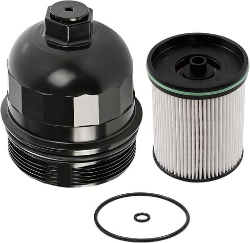 Upgrade TP1015 Fuel Filter and 134001 Aluminum Housing Cap w/Drain Plug Kit for 6.6L L5P Duramax Diesel (2017–2024) – Fits Chevy Silverado & GMC Sierra 2500HD 3500HD,2 Years Warranty in Saudi Arabia