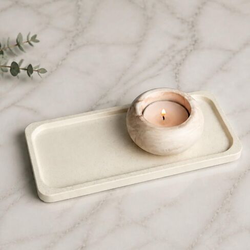 3PCS Silicone Tray Mold Set – Round & Oval Resin Molds for Plaster, Concrete & Epoxy, Jewelry Tray, Trinket Dish & Candle Holder DIY – Form Me in Saudi Arabia