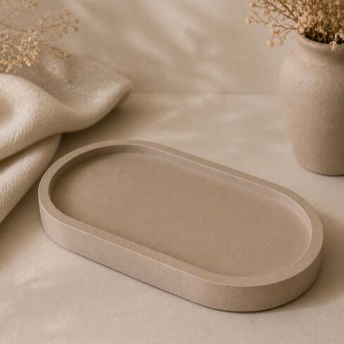 3PCS Silicone Tray Mold Set – Round & Oval Resin Molds for Plaster, Concrete & Epoxy, Jewelry Tray, Trinket Dish & Candle Holder DIY – Form Me in Saudi Arabia