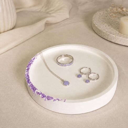 3PCS Silicone Tray Mold Set – Round & Oval Resin Molds for Plaster, Concrete & Epoxy, Jewelry Tray, Trinket Dish & Candle Holder DIY – Form Me in Saudi Arabia