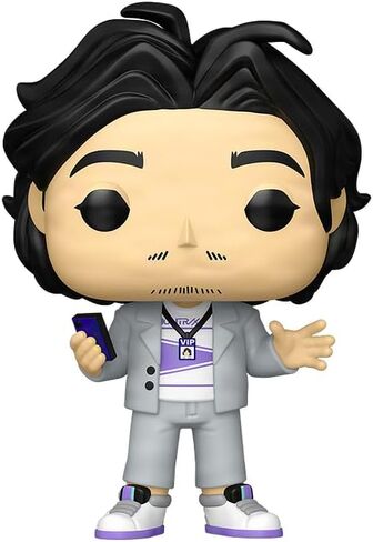 مقتنيات ملحمية بوب أنيمي: K Pop Demon Hunters - شخصية بوبي المدير من الفينيل مع واقي صندوق متوافق مع Funko in Kuwait