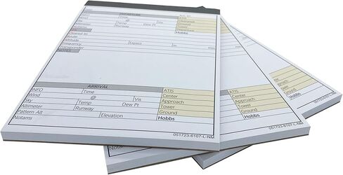 مفكرة الطيران VFR/IFR - مجموعة مفكرة الطيران المنظمة (3 عبوات) in Kuwait