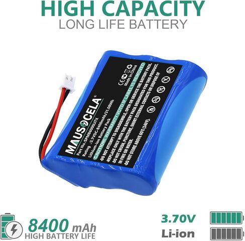 8400mAh Spektrum Transmitter Replacement Battery, Compatible with Spektrum Transmitter iX12, NX6, NX8, Part No: SPMB6000LITX in Kuwait