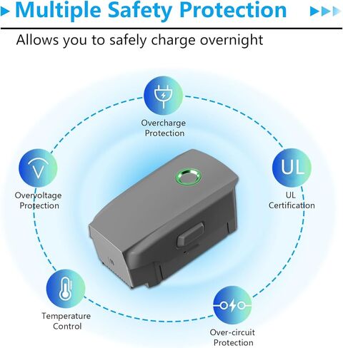 Mavic 2 Pro Battery 3850mAh 15.4V,31 Minutes Flight Time Compatible with DJI Mavic 2 Pro/Zoom/Enterprise Advance in Saudi Arabia