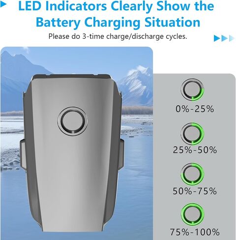 Mavic 2 Pro Battery 3850mAh 15.4V,31 Minutes Flight Time Compatible with DJI Mavic 2 Pro/Zoom/Enterprise Advance in Saudi Arabia