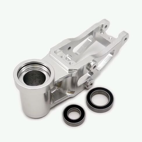 Aluminum Front Bulkhead Servo Mount with Bearings Silver for Losi 1/4 Promoto MX PM-MX/SM LOS261012 in Kuwait