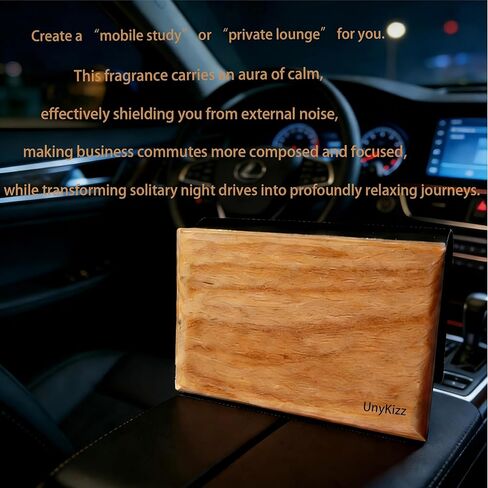 Car Air Freshener Wood Air Freshener - Car Odor Eliminator for Visor Clip Auto Accessories - Metal Clip - Essential Oils - Clean Ingredients - Teak Scent Starter Kit3pcs（Cabana/pine/amber） in Saudi Arabia