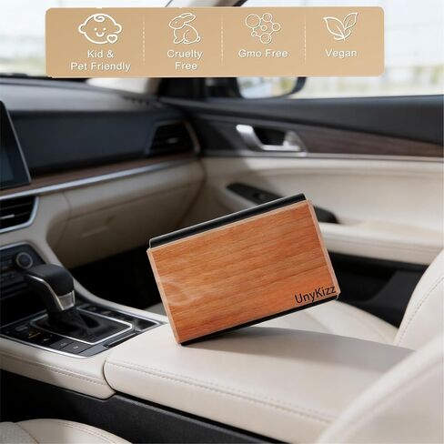 Car Air Freshener Wood Air Freshener - Car Odor Eliminator for Visor Clip Auto Accessories - Metal Clip - Essential Oils - Clean Ingredients - Teak Scent Starter Kit3pcs（Cabana/pine/amber） in Saudi Arabia