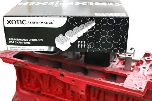 Valve Covers Compatible for 1989-1998 12V 5.9L Dodge Cummins | Xotic Performance™ VC100 in Kuwait