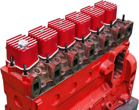 Valve Covers Compatible for 1989-1998 12V 5.9L Dodge Cummins | Xotic Performance™ VC100 in Kuwait