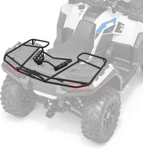 موسع رف الأمتعة الخلفي من ALMULOO متوافق مع موديلات 2017-2026 Polaris Sportsman Scrambler 850/850 SP/XP 1000/XP 1000 S لاستبدال نماذج 2883258 من الفولاذ المطلي بالمسحوق in Kuwait