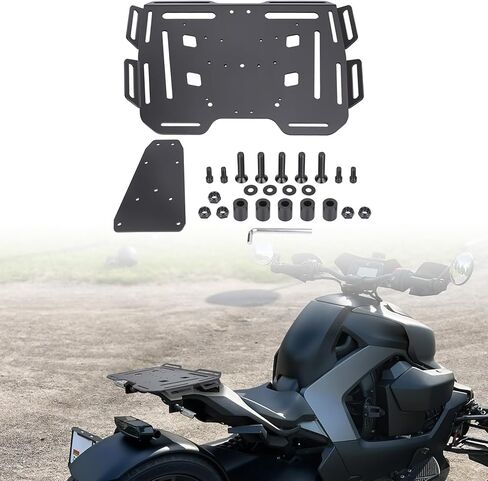 Motorcycle Rear Luggage Rack Compatible with Can-Am Ryker 600/900/ Rally Edition 2019-2026, Ryker Sport 2022-2026, Rear Rack Plate (Replace OEM # 219400965) in Saudi Arabia