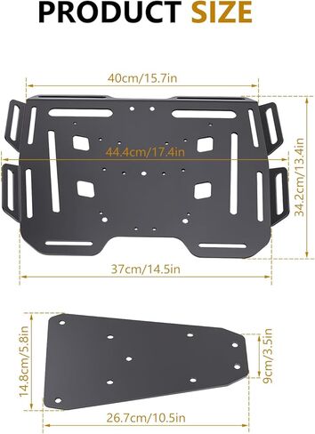 Motorcycle Rear Luggage Rack Compatible with Can-Am Ryker 600/900/ Rally Edition 2019-2026, Ryker Sport 2022-2026, Rear Rack Plate (Replace OEM # 219400965) in Saudi Arabia