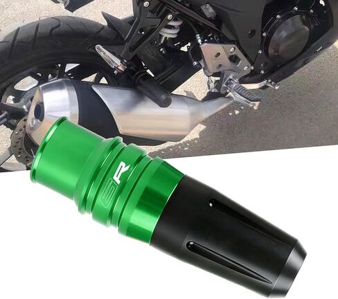 زلاجات عادم الدراجة النارية للنينجا ZX6R - 2023 2024 2025 2026 إطار زلاجات عادم حماية من السقوط ملحقات 2025 ZX6R ملحقات 2026 636 ملحقات سوداء in Kuwait